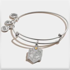 ALEX AND ANI Tree of Life Charm Bangle